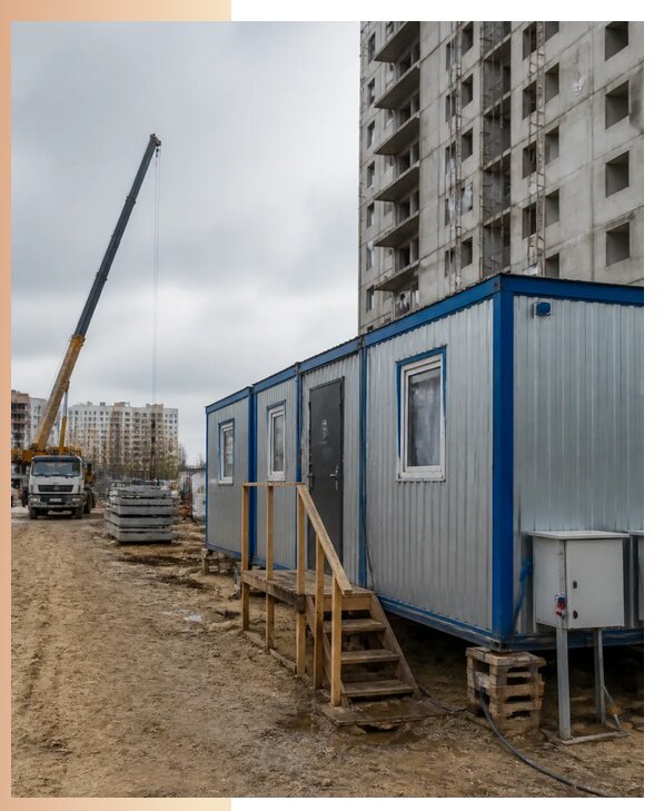 Аренда строительных вагончиков для рабочих в Красноуфимске
